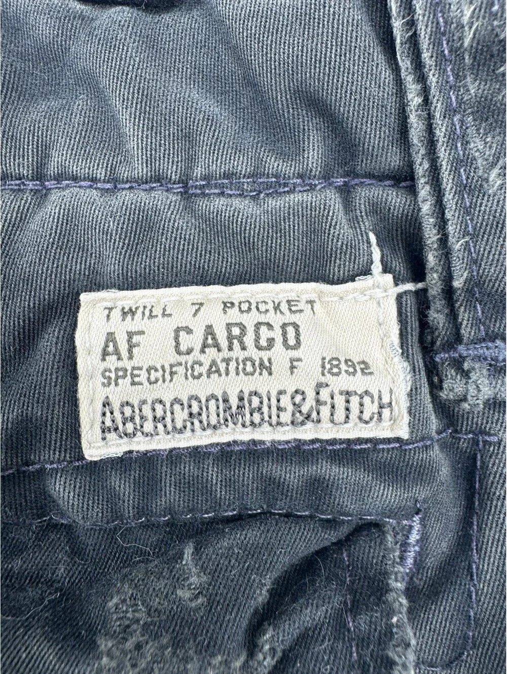 Vintage Y2K Abercrombie Cargo Shorts Twill 7 Pocket Size 31